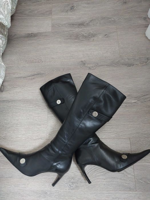 Botas de Senhora em pele