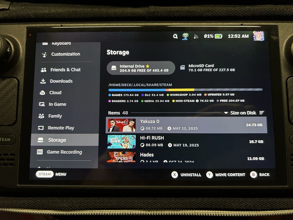 Steam Deck OLED 512GB + microSD 256GB + etui + szkło +