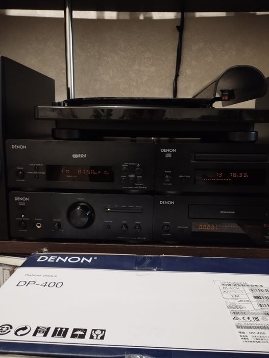Музыкальный центр стойка DENON  с акустикой без проигрывателя винила