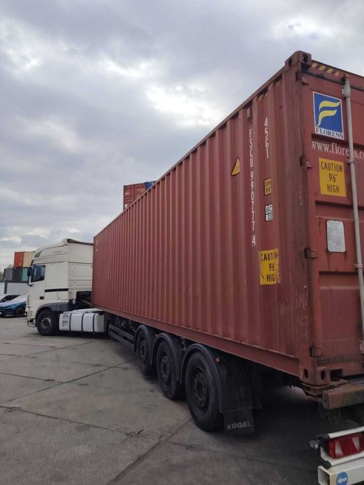 Kontener Morski 40HC 12m – Używany Dostawa