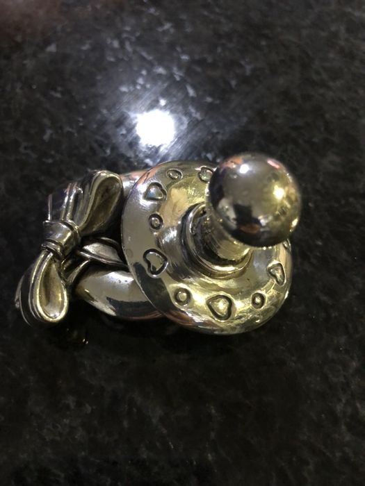 Chupeta banhada a prata