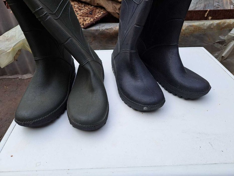 Чоботи гумові жіночі нові стелька 26см