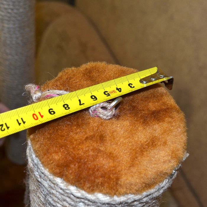 Кігтеточка джут/бавовна/сизаль 60см діаметр 10см, когтеточка 55-150см