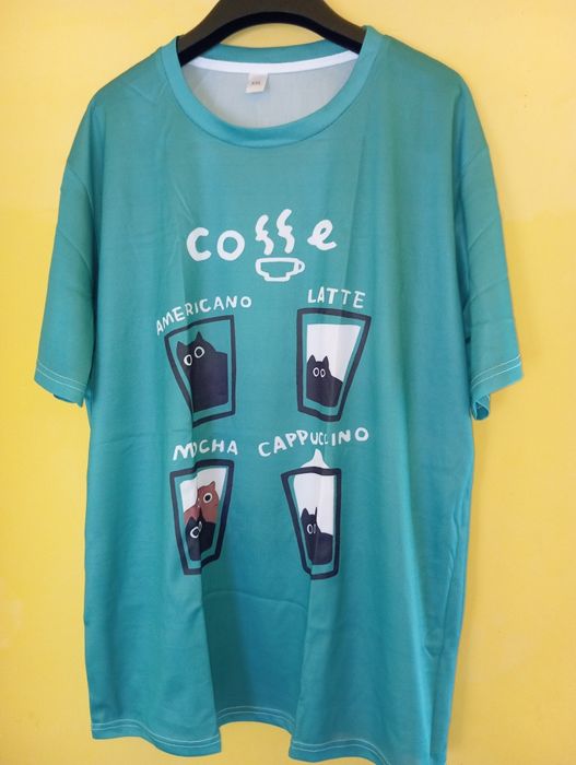 T-shirt dla miłośników  kawy unisex