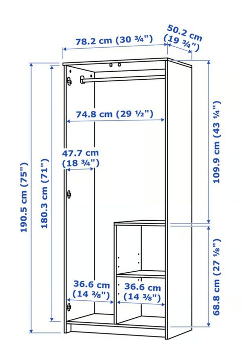 Szafa Brimnes Ikea