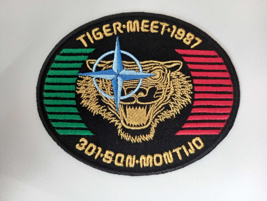 Patch Tiger Mett 1987 (reprodução)