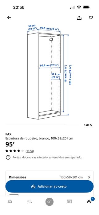 Móvel Pax do Ikea