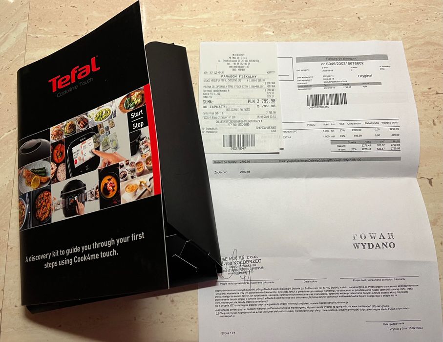 Tefal Cook4me plus gratis pokrywa