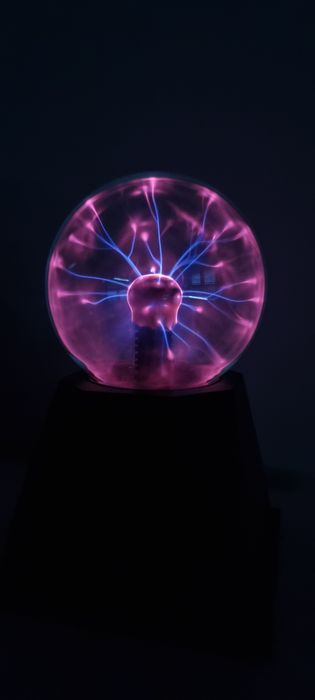 Bola de plasma com carregador