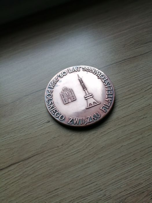 Medal 30 lat P. Z. Filatelistów.