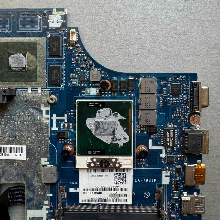 Материнська плата Lenovo G580 LA-7981P