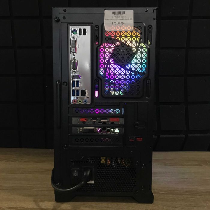 ПК FIREBASE Ryzen 5 2600/16Gb/120SSD+500HDD/RX580-8Gb ГАРАНТІЯ