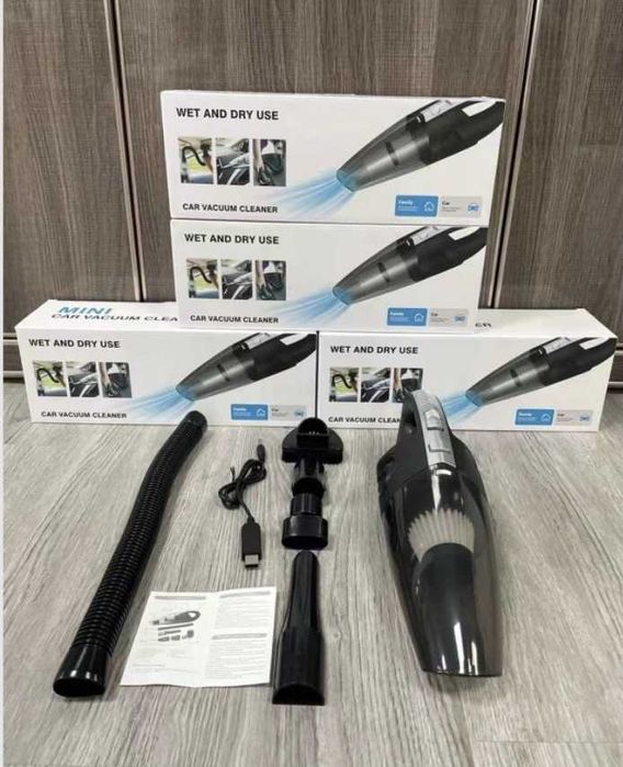 Автомобільний пилосос VACCUM CLEANER 120 Вт Бездротовий акумуляторний