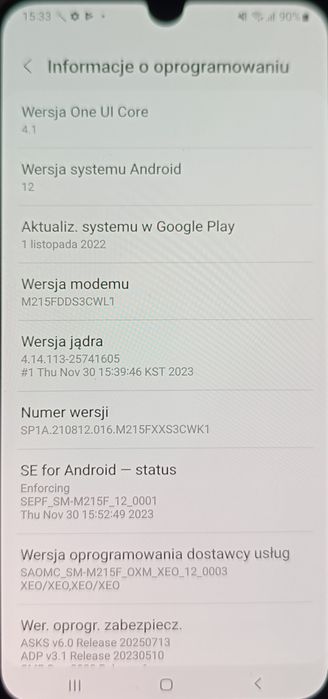 Samsung m33 5g 6GB/128GB