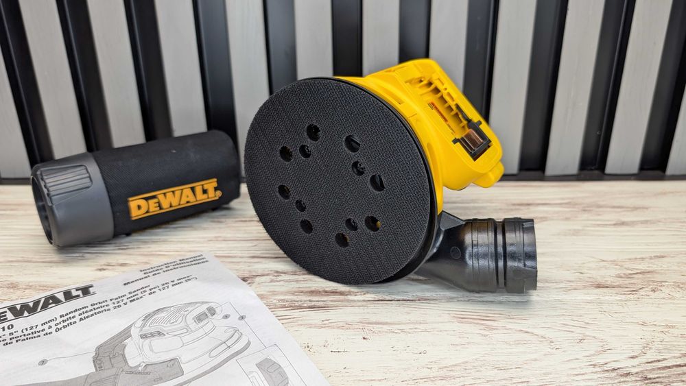 Єксцентрикова акумуляторна шліфмашина DEWALT DCW210 20V