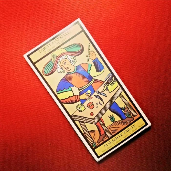 Cartas de Tarot Grandes - Tarot Marselha 22 Arcanos Maiores 17cm