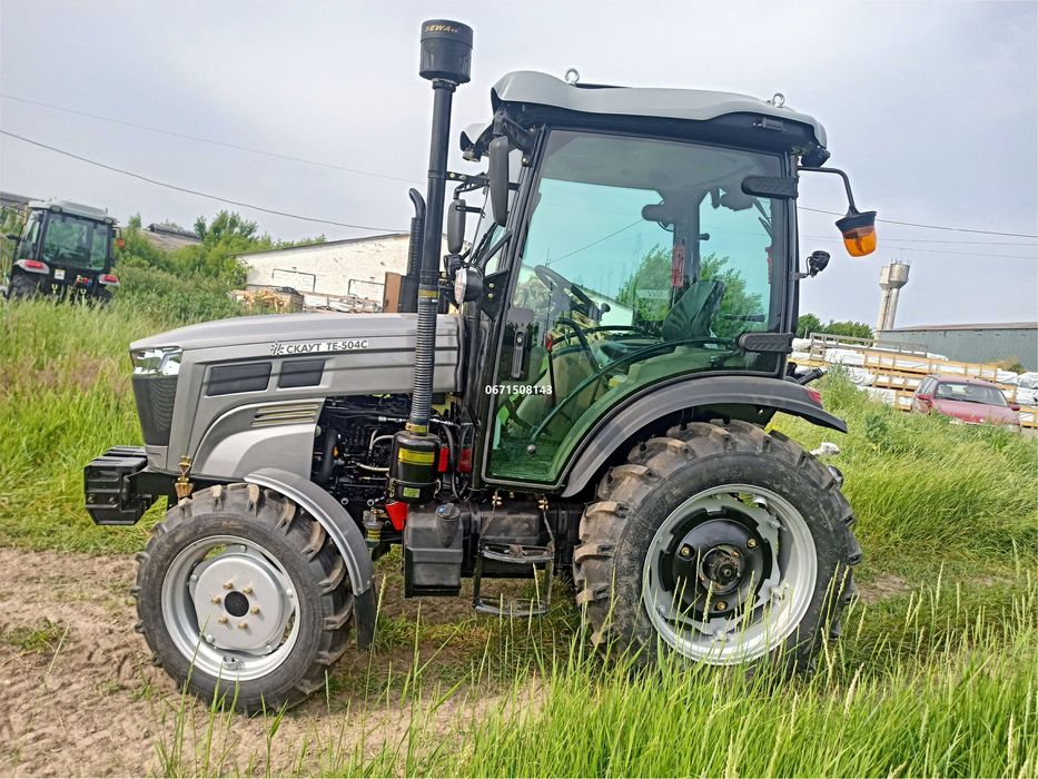 Мінітрактор з кабіною СКАУТ ТЕ-504С оновлена модель 2025 рік доставка