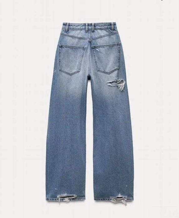 Джинсы zara 36 новые женские Zara рваные ‼️ Акція ‼️
