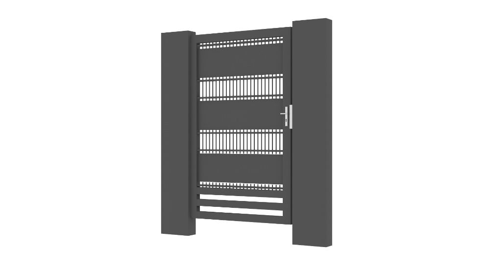 Ogrodzenia Ozdobne Panelowe,Palisadowe,Poziome z Blachą