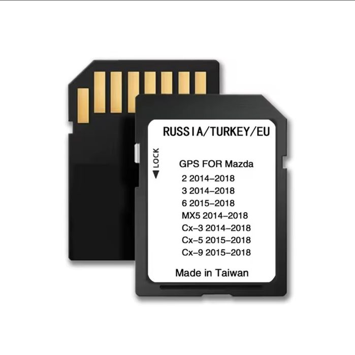 Cartão GPS com mapas da EU atualizados para Modelos MAZDA