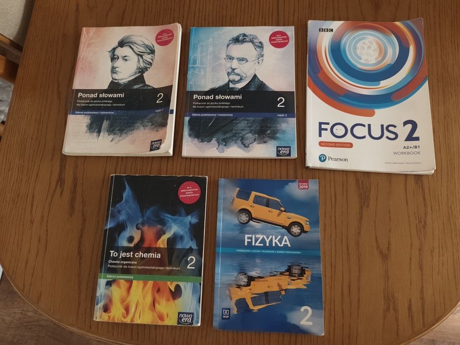 Podręczniki do liceum i technikum klasa 2