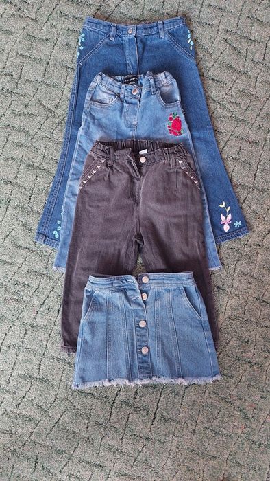 Джинси дитячі (пакет) джинсова спідниця для дівчинки
