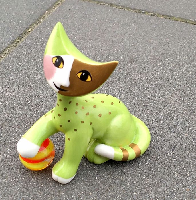 Porcelanowy Kot Goebel