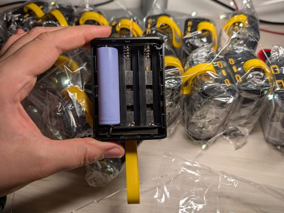 Корпус (Кейс) Павербанк + Ліхтарик Power Bank DIY 3х18650 Type-C (10W)