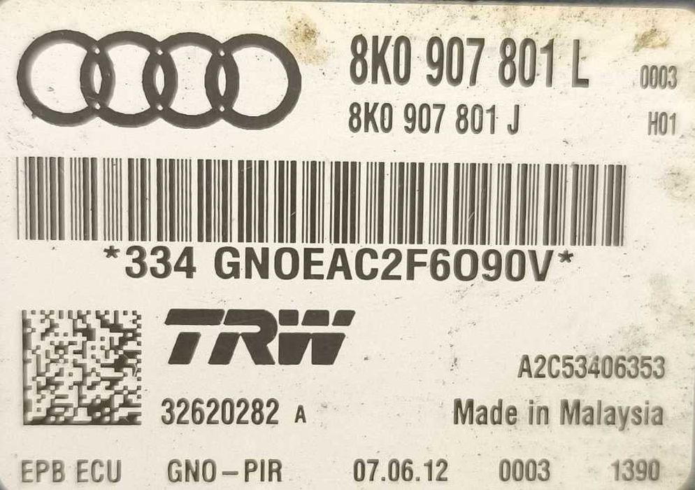 Módulo Eletrónico 8K0907801L - AUDI A5 Sportback