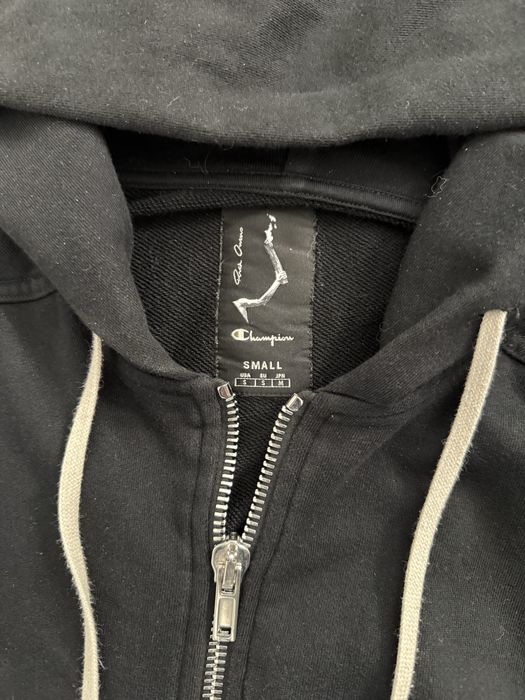 Rick Owens x Champion Zip-up Hoodie