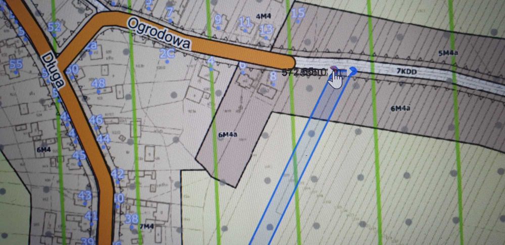 Działka budowlana Rodaki gmina Klucze