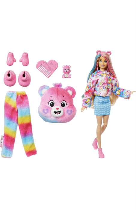 Лялька Barbie Cutie Reveal Care Bears Нова Хвиля ведмедик Єдність