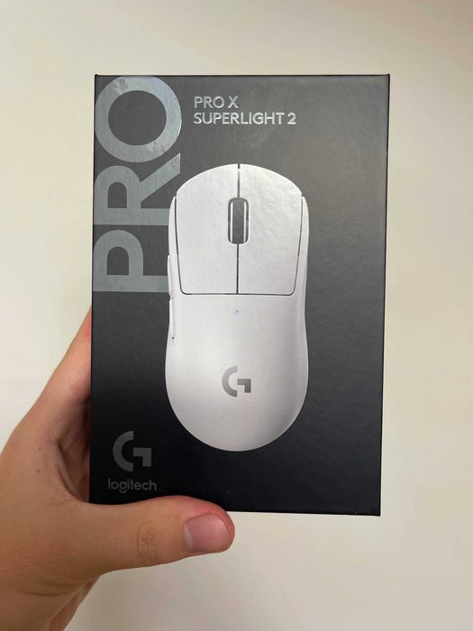 Logitech G Pro X Superlight 2 Branco - c/ caixa e fatura