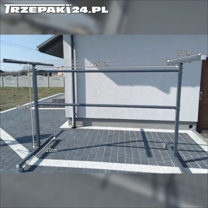 Trzepak, do dywanów/suszarka, na pranie 4w1, Suszarki AceStal