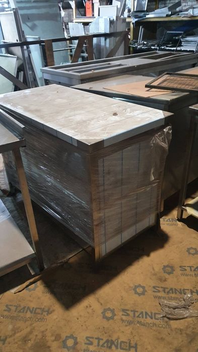 Стол с мойкой с нержавеющей стали