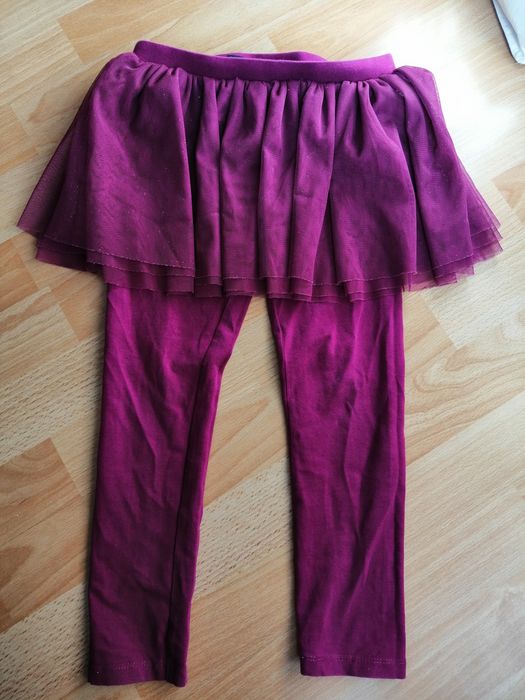 Legginsy ze spódniczką 110 116 Lupilu spodnie spódnica