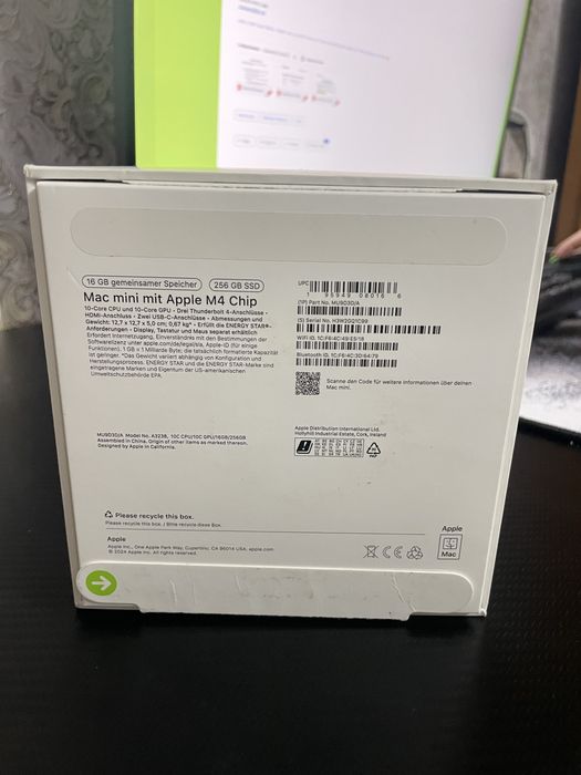 Apple Mac Mini M4 16/256