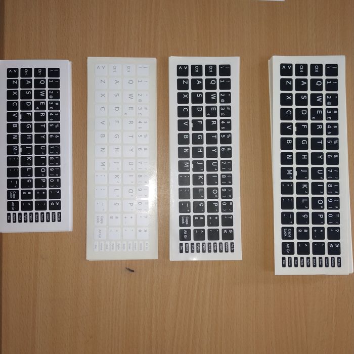 Stickers/Keyboard Self-Adhesive PT Black - Keyboard64168937165827122