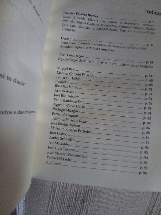 Conjunto de quatro revistas de poesia por 15 euros barato