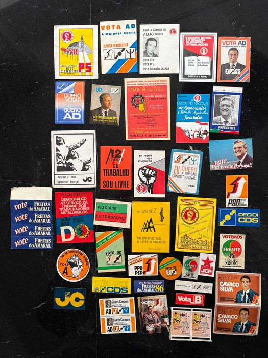 Autocolantes Políticos Vintage – Portugal