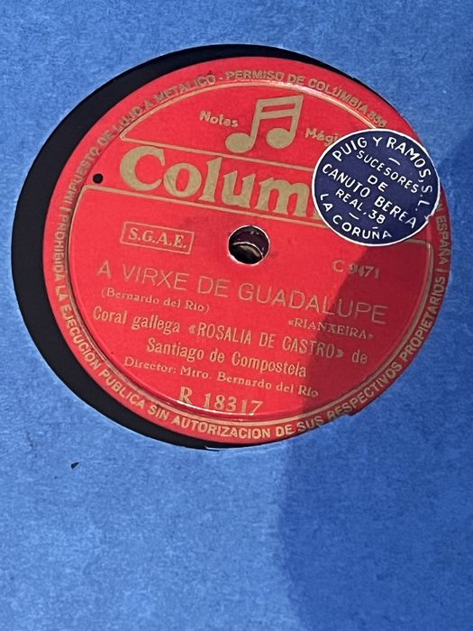 50 discos grafenola ou gramofone musica variada discos com 30 cm e 25