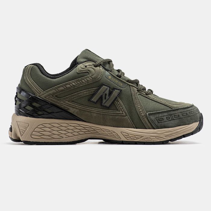 Мужские зимние кроссовки с мехом New Balance 1906R "Olive' 41-46