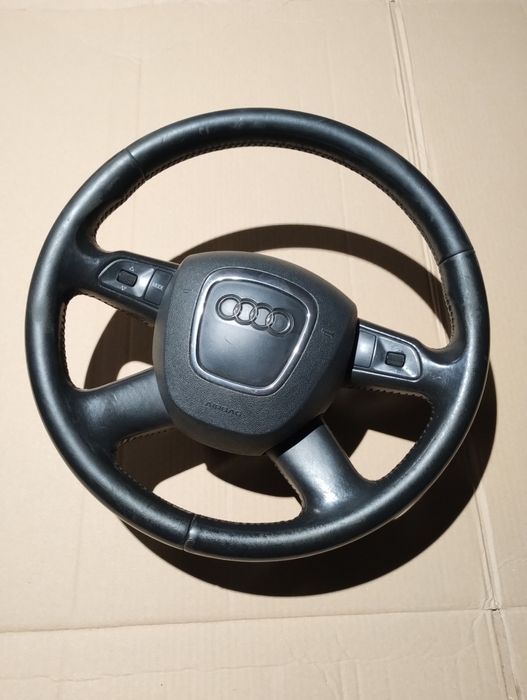 Kierownica z poduszka audi A6 C6 skora