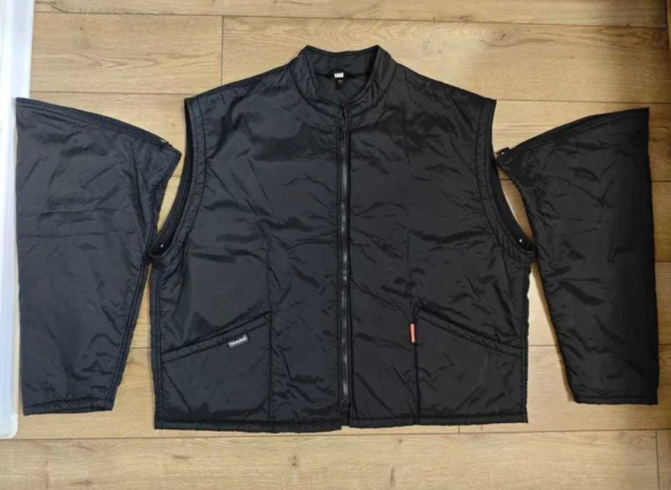 Thinsulate XXL куртка жилет чорна чоловіча жилетка термо підстібка