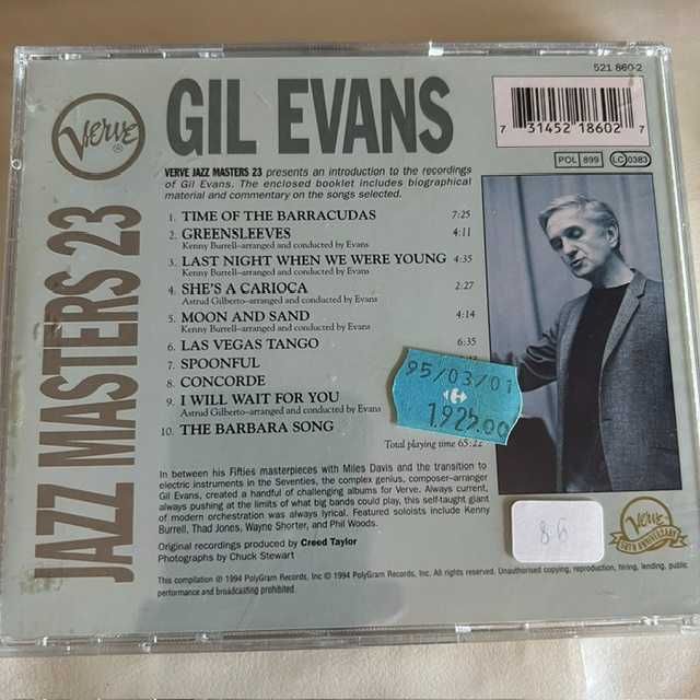 Gil Evans: Verve Jazz Masters 23 CD Jazz