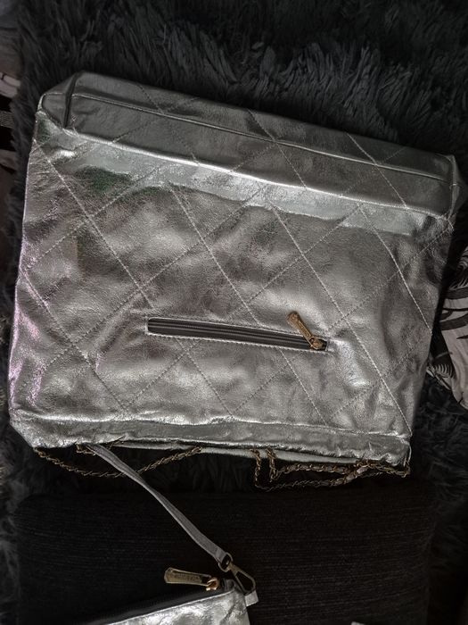 Nowa srebrna torba