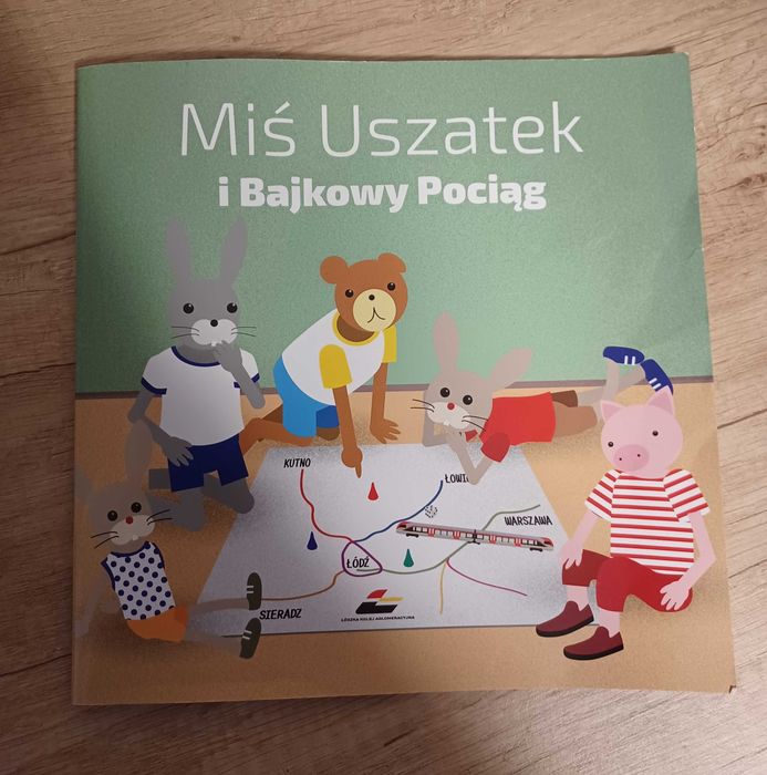 Miś Uszatek i bajkowy pociąg- książeczka dla dzieci