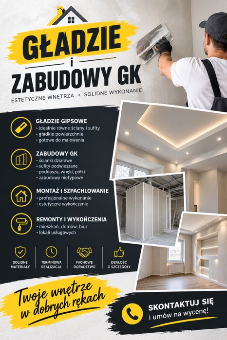 Gladzie i zabudowy gk