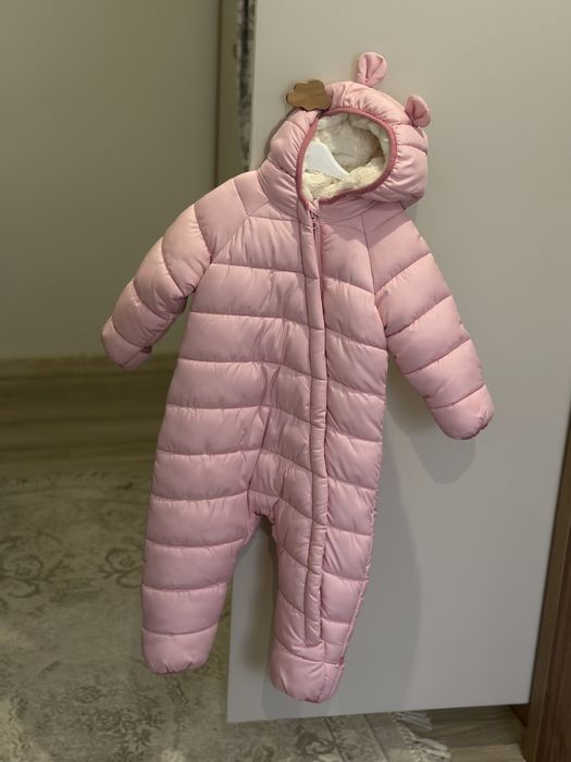 Дитячий зимовий комібнезон для дівчинки
