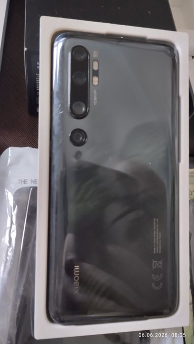 Mi Note 10 Midnight Black 6/128 gb Флагман